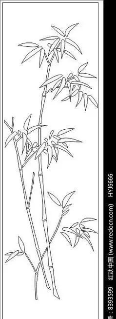 竹子和水和石头的简笔画集