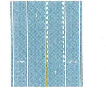 车行道纵向减速标线