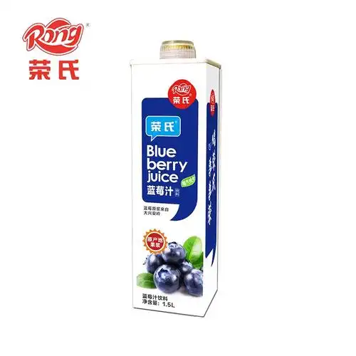 荣氏蓝莓汁饮料15l果汁6瓶装整箱包邮陕西特产