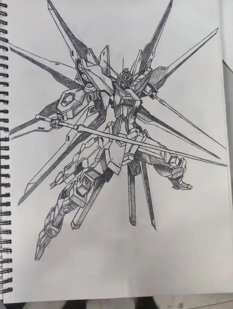 徒手画高达第一日 零基础徒手画高达