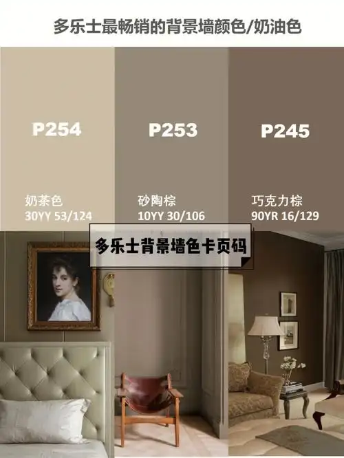 多乐士网红色背景墙色卡页码