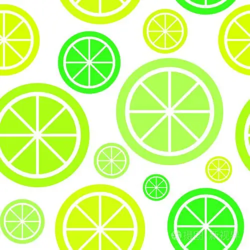 柠檬水果抽象的无缝图案背景矢量怡乐思