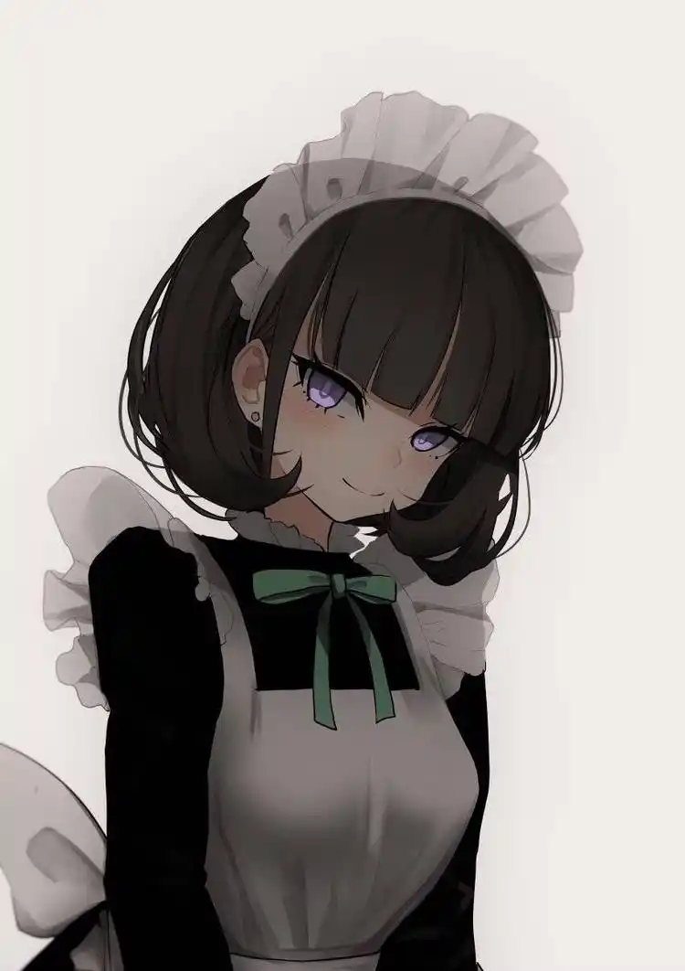 帅气的黑色系卡通动漫人物插画,画风酷酷的.冷酷的女战士.作者:narue