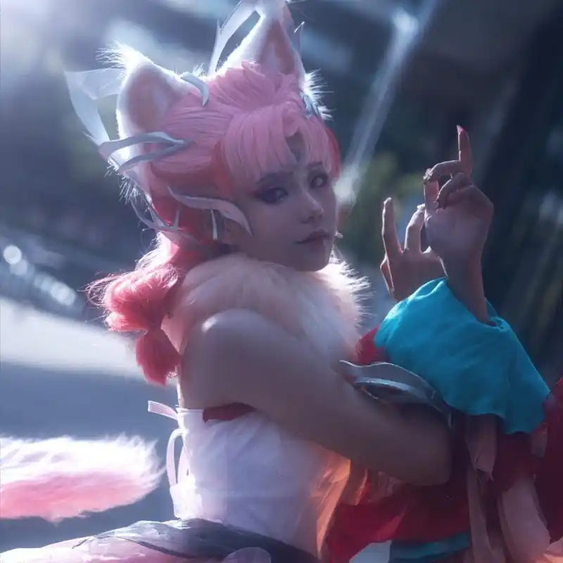 妲己青丘九尾cos "九尾庞庞 千岁茫茫"  #最靓头像壁纸征集赛