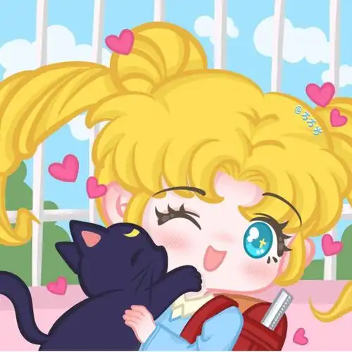 美少女战士卡通头像 cr:万万岁