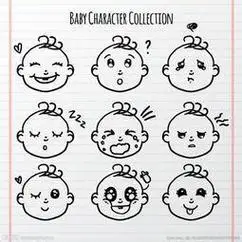 小表情简笔画可爱集