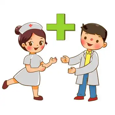 卡通人物护士图片