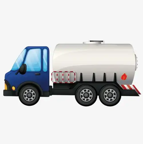 矢量油罐车