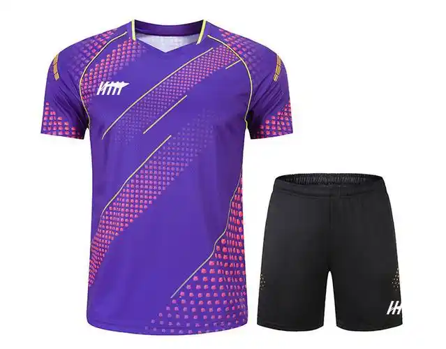 新款夏季男女成人儿童乒乓球国家队比赛服套装透气吸汗速干可印字