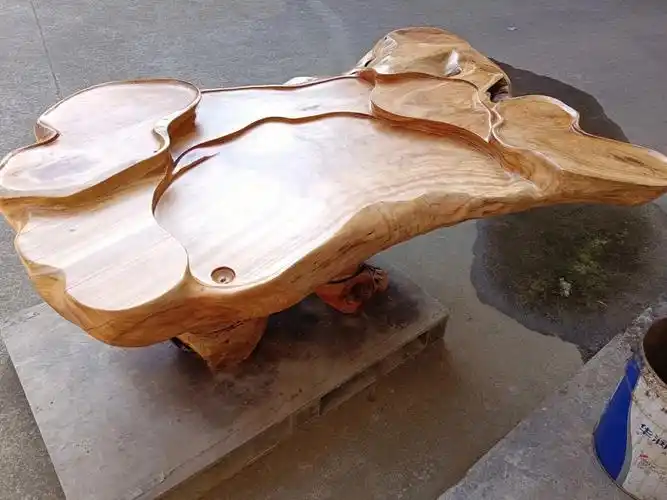 根雕老树根茶几一体成型无任何拼接