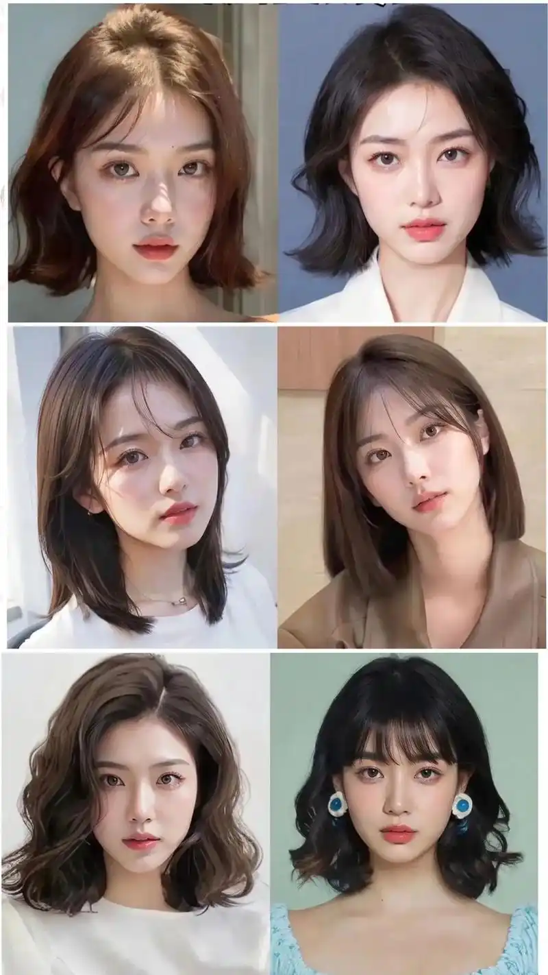 好看易打理减龄修饰脸型齐肩短发发型