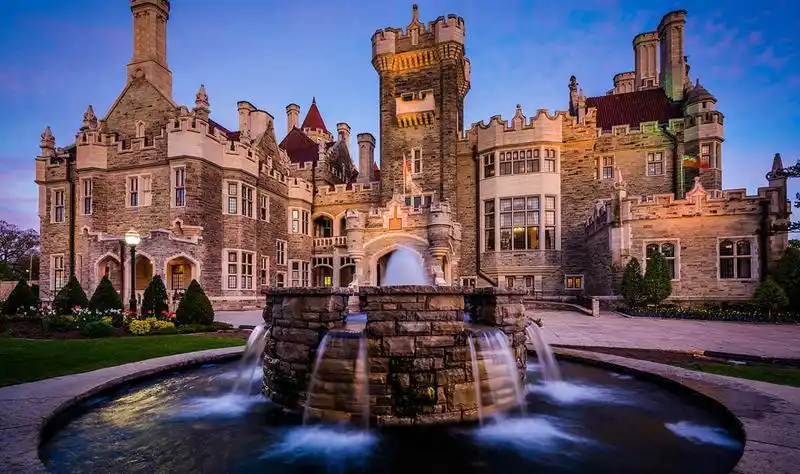 多伦多卡萨罗马城堡探秘古典豪门宅院欣赏绝美欧式古堡