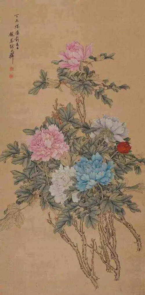 大饱眼福上百幅国画牡丹美醉