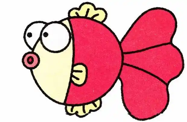 金鱼的简笔画 金鱼的简笔画图片大全