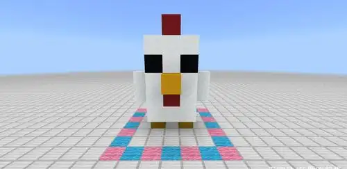 我的世界小小鸡雕像