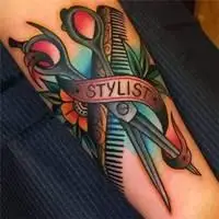 潮流理发师微信头像 欧美复古理发师专属头像【点击鼠标右键下载】