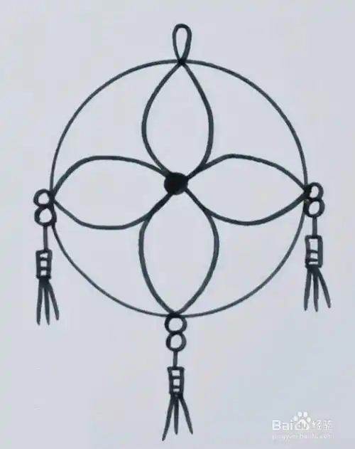 壮族绣球怎么画