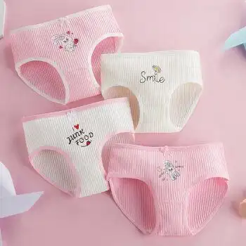 短裤小女孩儿童内裤纯棉宝宝中大童小学生透气不夹屁屁三角女生内裤里