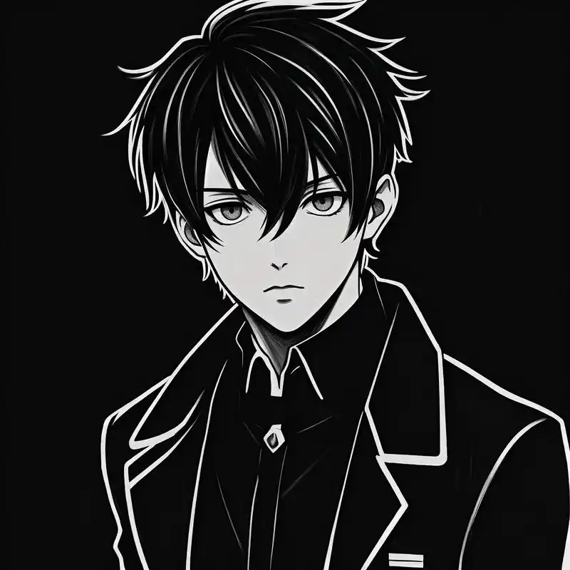 黑色系男生头像,高级感拉满99 黑色系男生头像来啦,每张都好有感觉