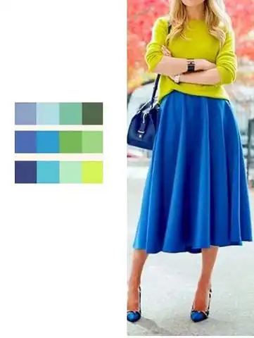 夏季学会三个蓝色搭配公式怎么穿怎么高级