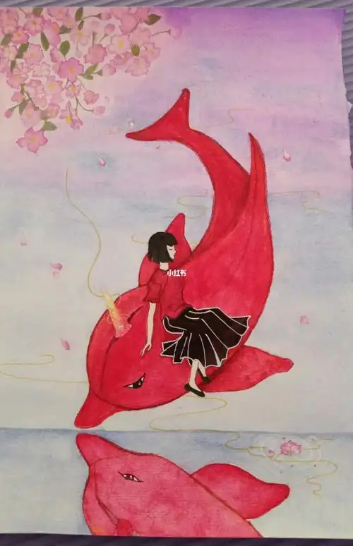 大鱼海棠中大鱼的画法简笔画