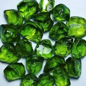 斯里兰卡代购彩宝橄榄石翠绿色宝石戒面吊坠天然无烧18k产地直播