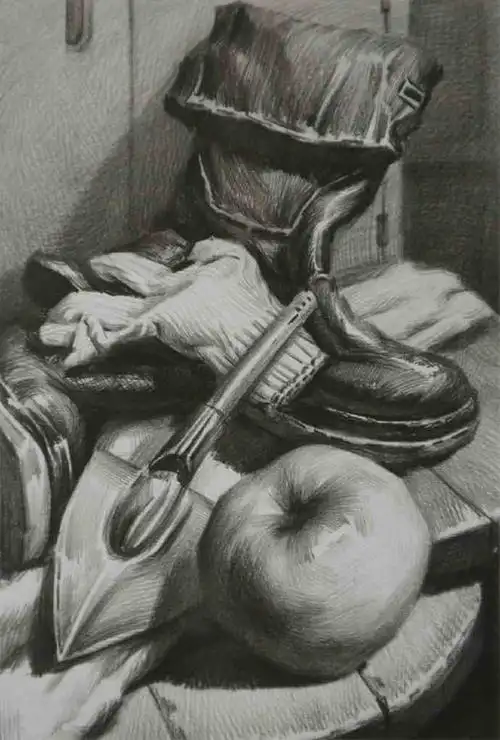 素描静物优秀作品欣赏,适合临摹的美术作品图集