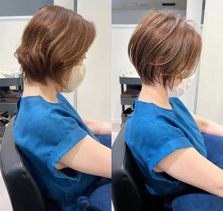 减龄短发.减龄短发 好看的短发必备4 要素:1后脑勺一下的头 - 抖音