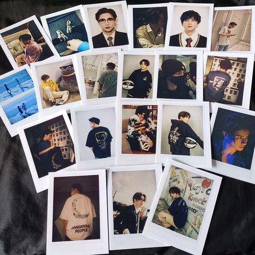 薛之谦拍立得照片20张薛之谦高清照片正品小卡