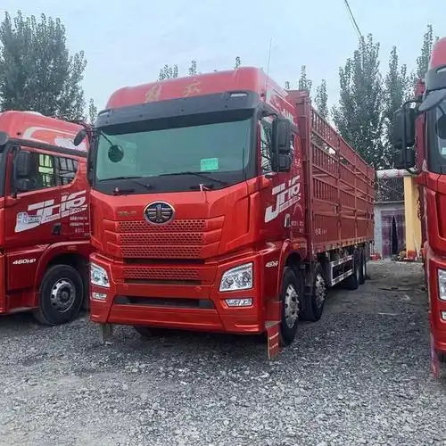 转让个人解放前四后八9米6四桥高栏载货车包提档的图片