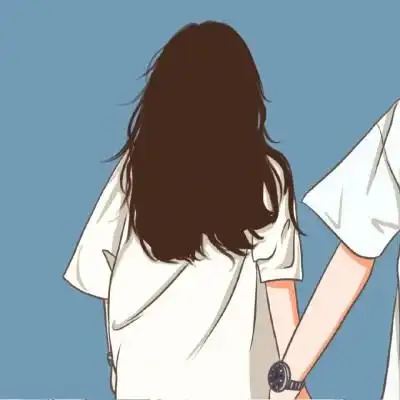 情侣头像高清手绘一男一女58张_情侣微信头像_头像屋