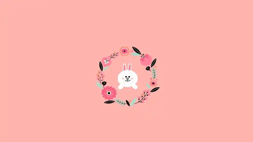 可妮兔简约高清桌面壁纸下载6