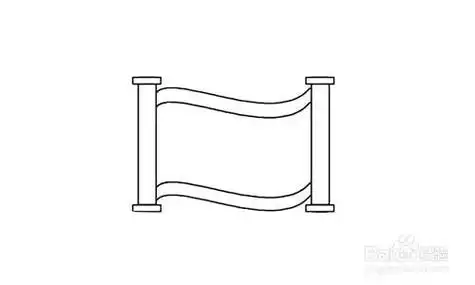 手抄报简单又好看国画卷轴简笔画