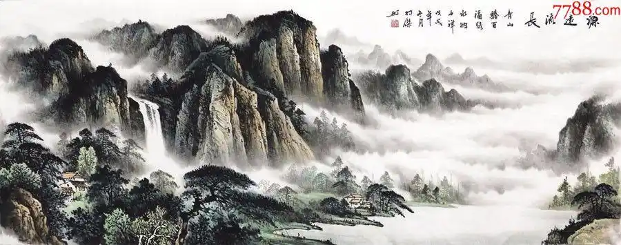 梁羽杰·小六尺山水02