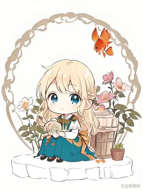 萌萌的可爱q版小插画