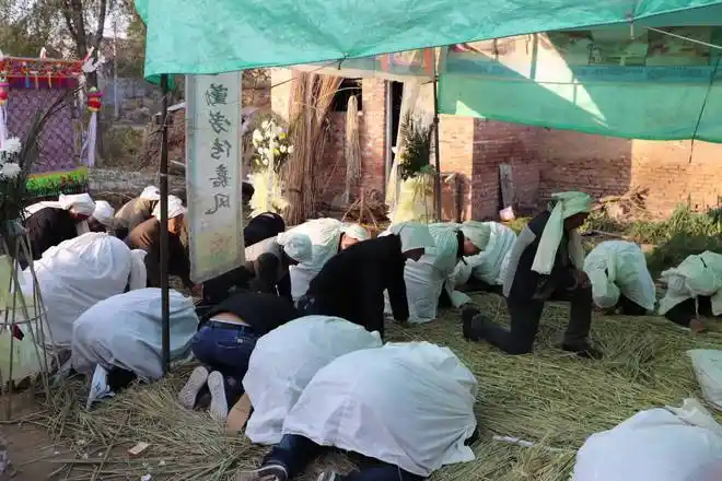 欢口温寨实拍一位乡村老人的丧事全程为了永远的缅怀与纪念