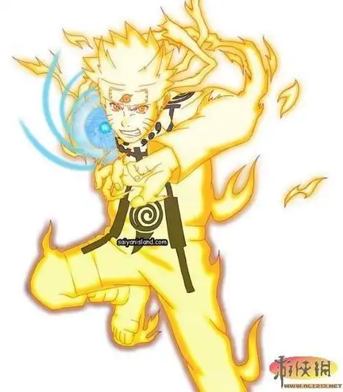 鸣人高清头像 九尾模式