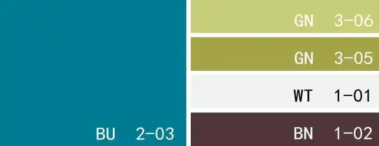 top10东方高雅孔雀蓝2016最美的十组配色方案