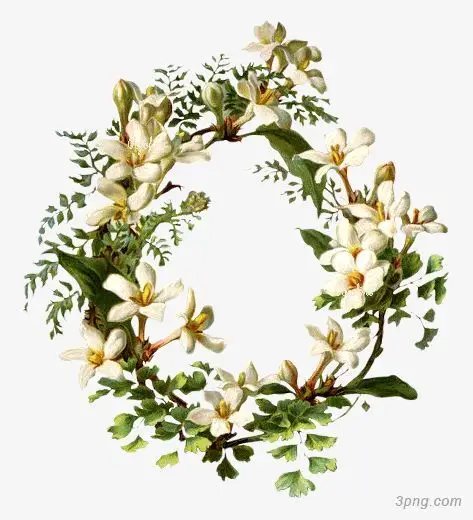 花环png素材透明免抠图片-节日元素