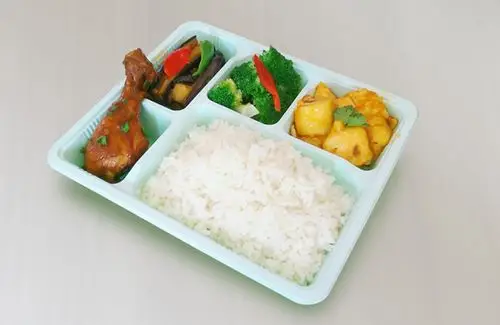 12元套餐  两荤(190g) 两素(180g) 杂粮米饭(300g/盒) 小菜