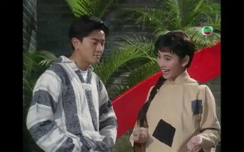 1991 k-100 郑伊健 陈松伶 《月儿弯弯照九州》 宣传