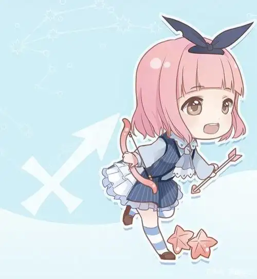 射手座卡通头像女 卡通头像图片大全 -【爱个性】