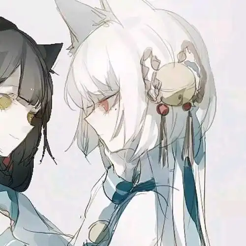 动漫闺蜜头像古风