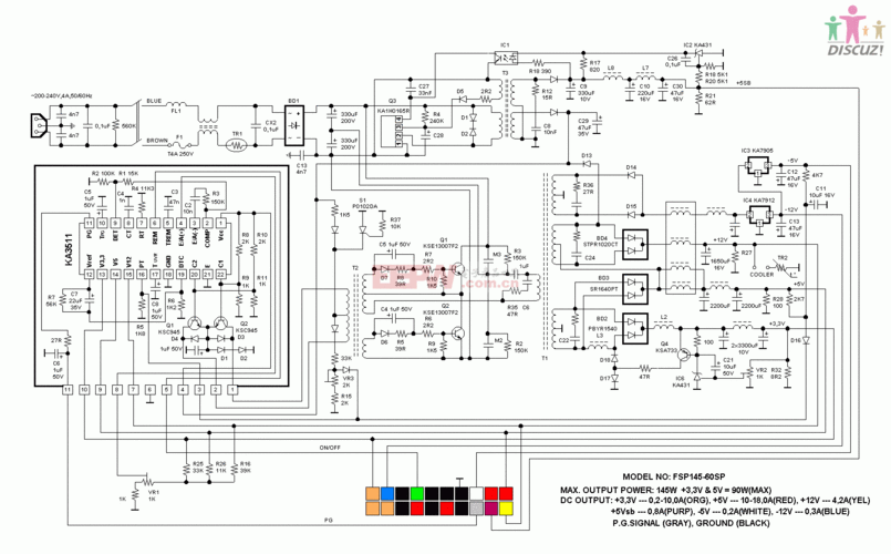 电脑开关电源电路图大全5