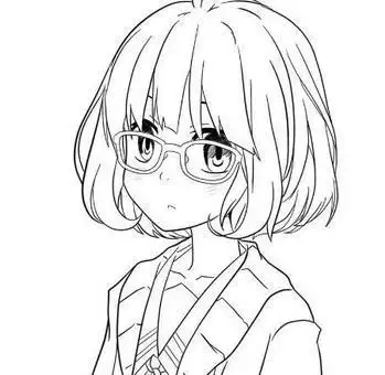 卡通人物简笔画女孩图小清新可爱女孩简笔画韩国手绘日记简笔画小清新