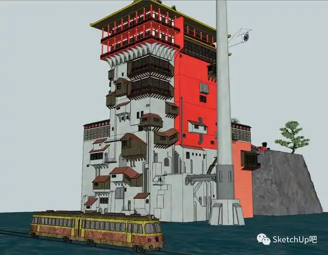 悬赏渲染第26期千与千寻油屋渲染大比拼