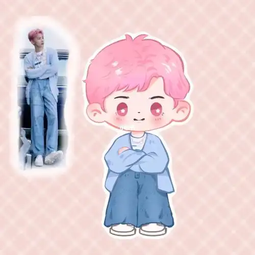 白敬亭  #头像约稿  #立牌  #饭圈美工  #q版立牌  #饭圈设计