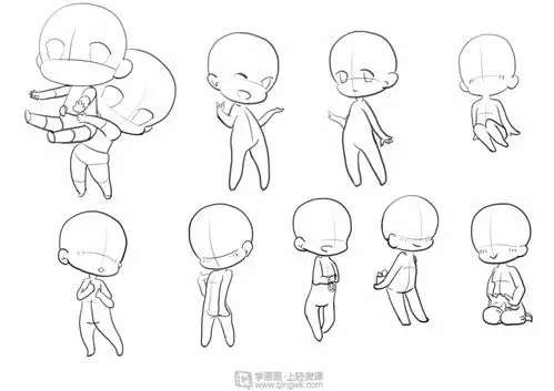 日系厚涂之q版头像的概括与比例