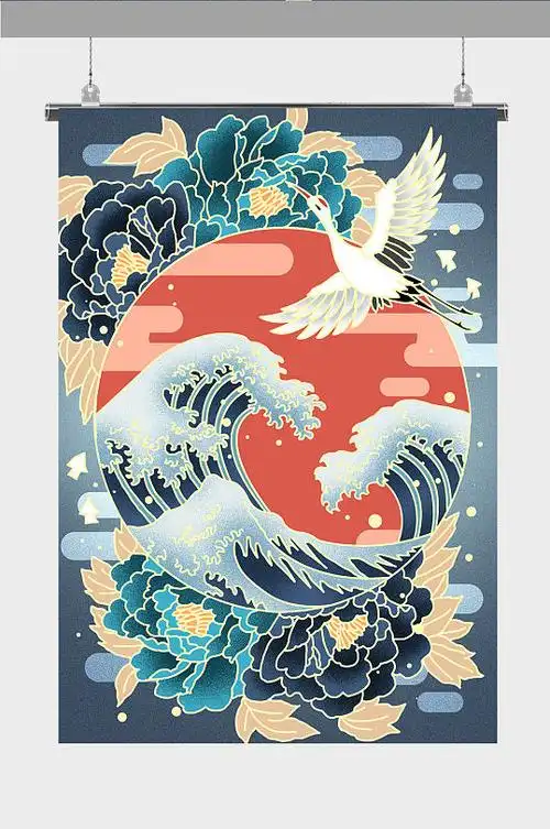 浮世绘插画浮生若梦