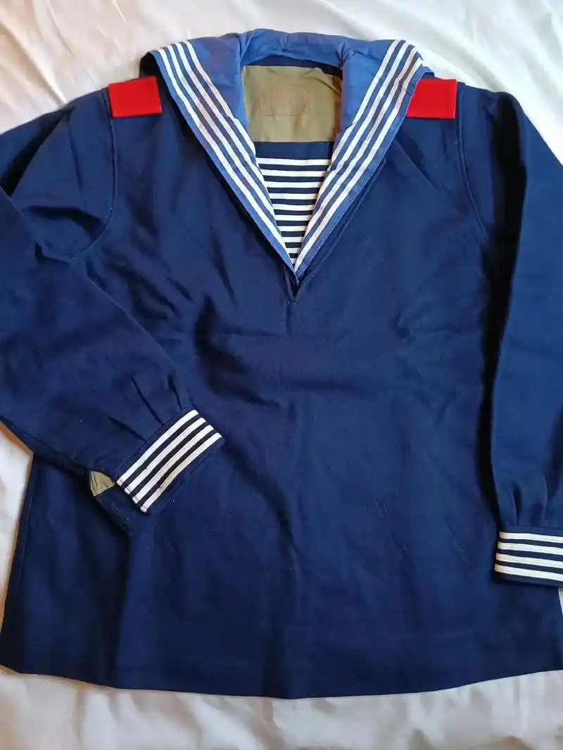 70年代海军水兵服.呢子服/潜艇,配发.1978年/3501 - 抖音